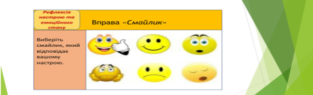 Презентація. "Рефлексія уроку фізичної культури".